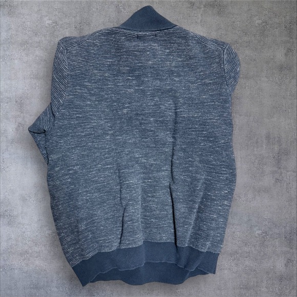 Rorie Whelan Blue Golf 1/4‎ Zip  Cotton Pullover XL Essentials - Picture 2 of 5